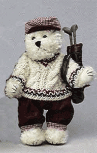 Golfing Teddy bear