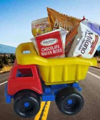 Kids Dump Truck Filled with Goodies