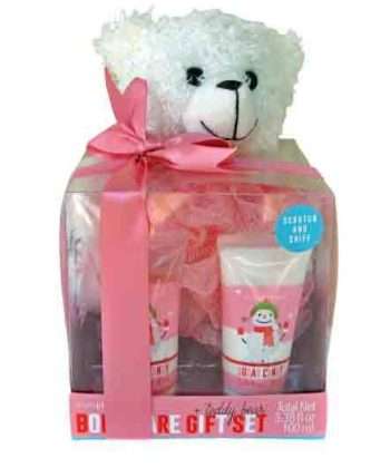 Bear Hug Spa Gift Set for Girls - Teddy Bear with Bath Set