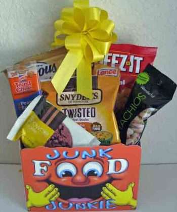junk food snack gift basket