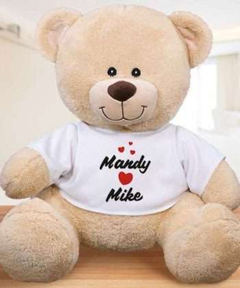 Personalized I Love You Teddy Bear