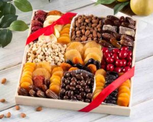 Dried fruit and nuts tray