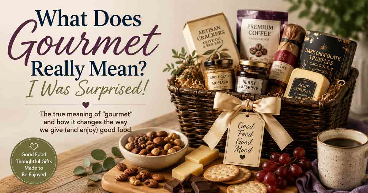 What Does “Gourmet” Really Mean? I Was Surprised! 1 What is Gourmet? I was surprised.