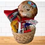 One Tough Cookie Gift Basket – Get Well & Thinking of You 2 One Tough Cookie gift basket with snacks and One Tough Cookie balloon