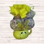 Cookie Bouquet in Smiley Face Mug 2 Cookie bouquet in Smiley Face Mug