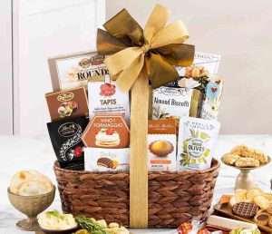 Gourmet Delights Gift Basket