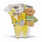 Get Well Soon Gift Basket with Soup, Tea & Plush Bear 2 Get well gift basket with teddy bear and treats