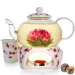 Cherry Blossom Tea Set With Infuser & Tea Warmer - Free Shipping 2 teabloom cherryblossom tea
