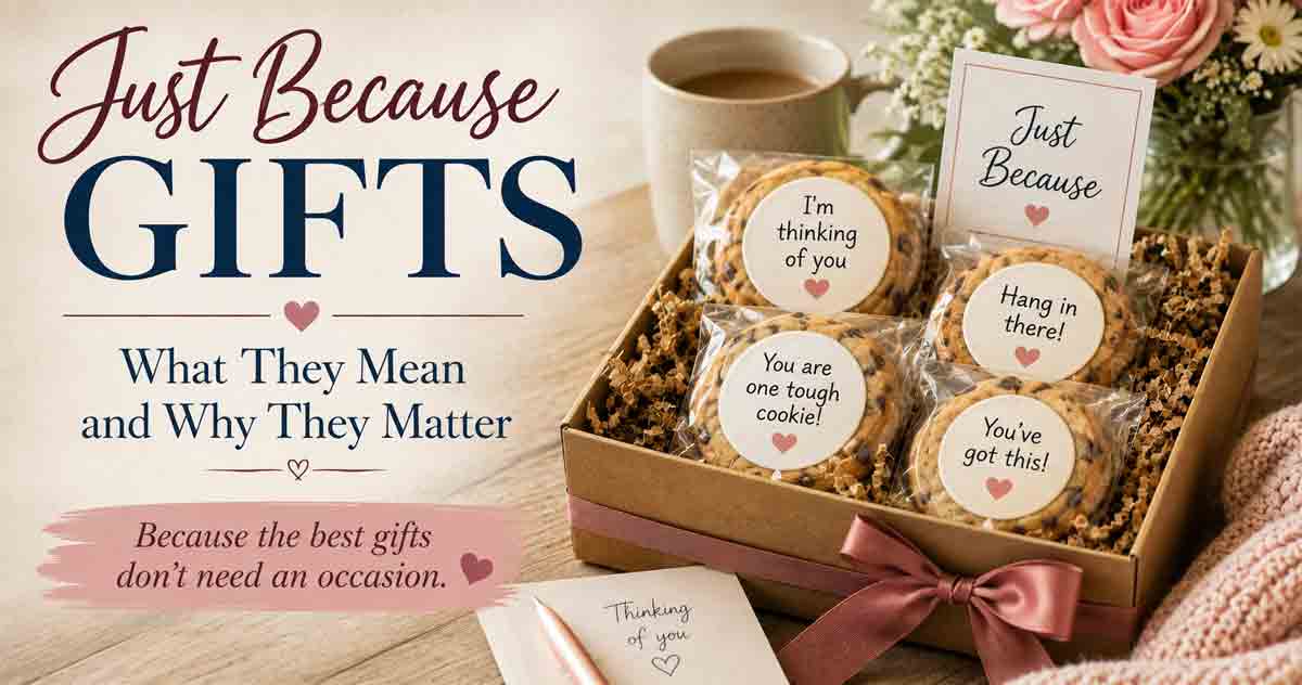 Just Because Gifts: What They Mean and Why They Matter 1 Just Because Gifts - What They Mean and Why They Matter