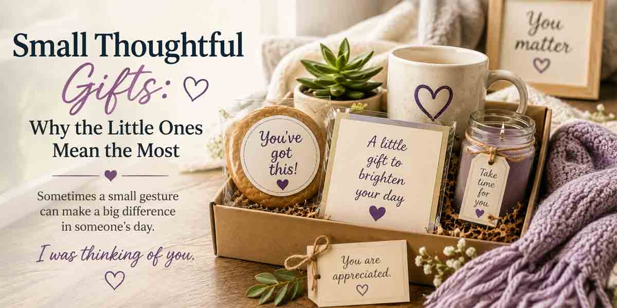 Small thoughtful gifts: why the little ones mean the most 1 Small Thoughtful Gifts are the ones that are remembered most