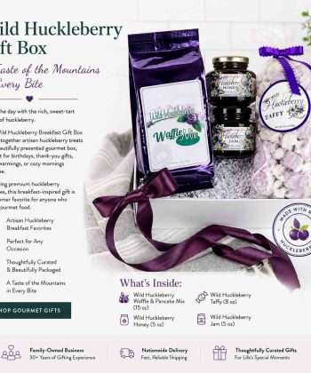 Wild huckleberry breakfase gift box