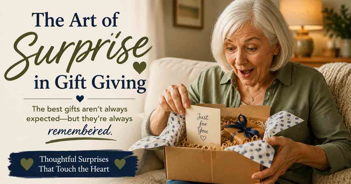 Unwrapping the Mystery: The Art of Surprise in Gift Giving 1 Surprise someone with a gift when they are least expecting it