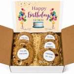 Birthday cookie gift box