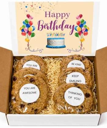 Birthday cookie gift box