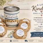 A Can Full of Kindness – 8 Chocolate Chip Message Cookies 3 Kindness cookies in a can with encouraging messages